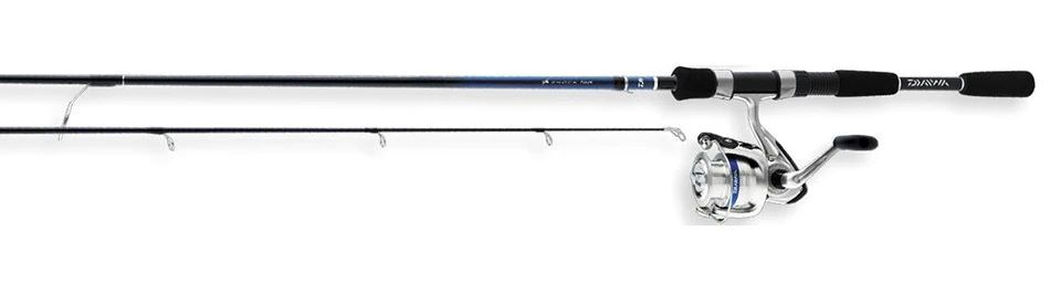 Diawa D-Shock Spinning Combo 2BB Medium, 2-Piece, 7-Ft