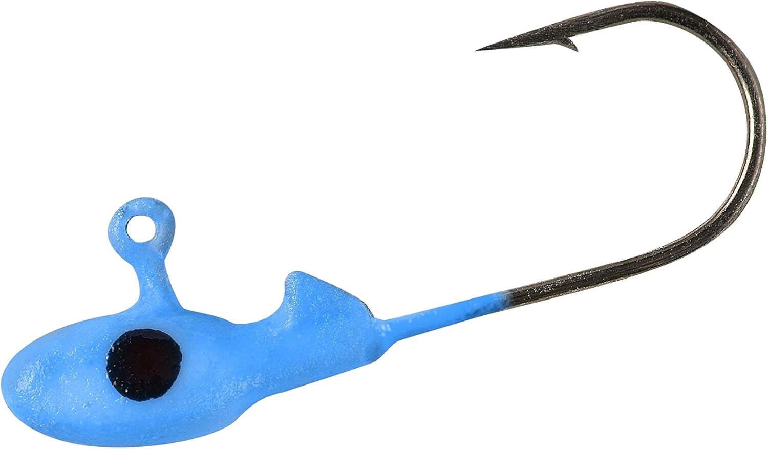 Bobby Garland Mo'Glo Blue Glow Jig Head, #2, 1/16-Oz, 10-Pk