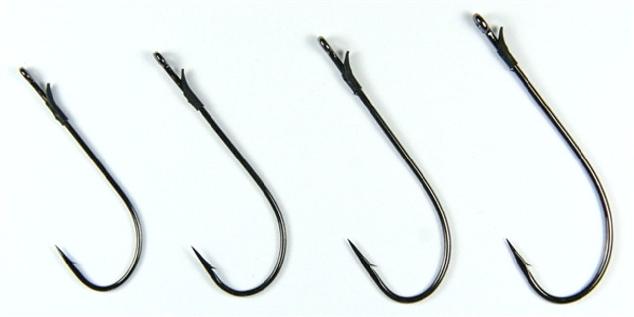 Roboworm Medium Wire Gamakatsu Rebarb Hooks, #1/0, 6-Pk