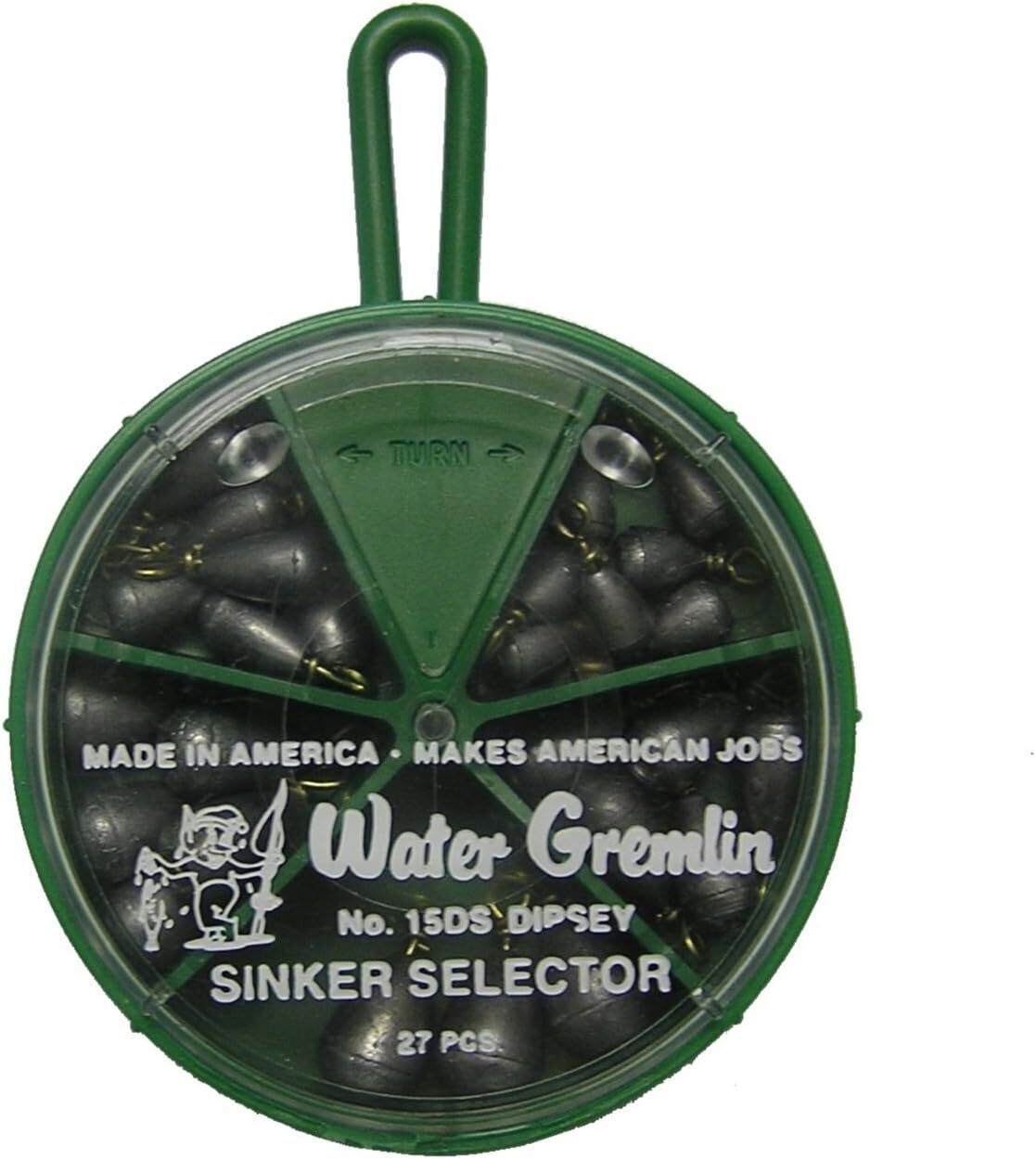 Water Gremlin No. 15DS Sipsey Sinker Selector, 27-Pc