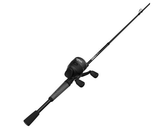 Zebco 33 Black 2-Pc Medium Spincast Combo, 6-Ft