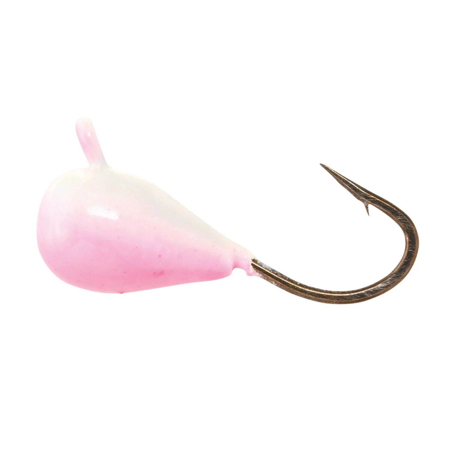 Eagle Claw Lazer Sharp Artic Tungsten Pink/White Ice Jig, #10, 1/12-Oz