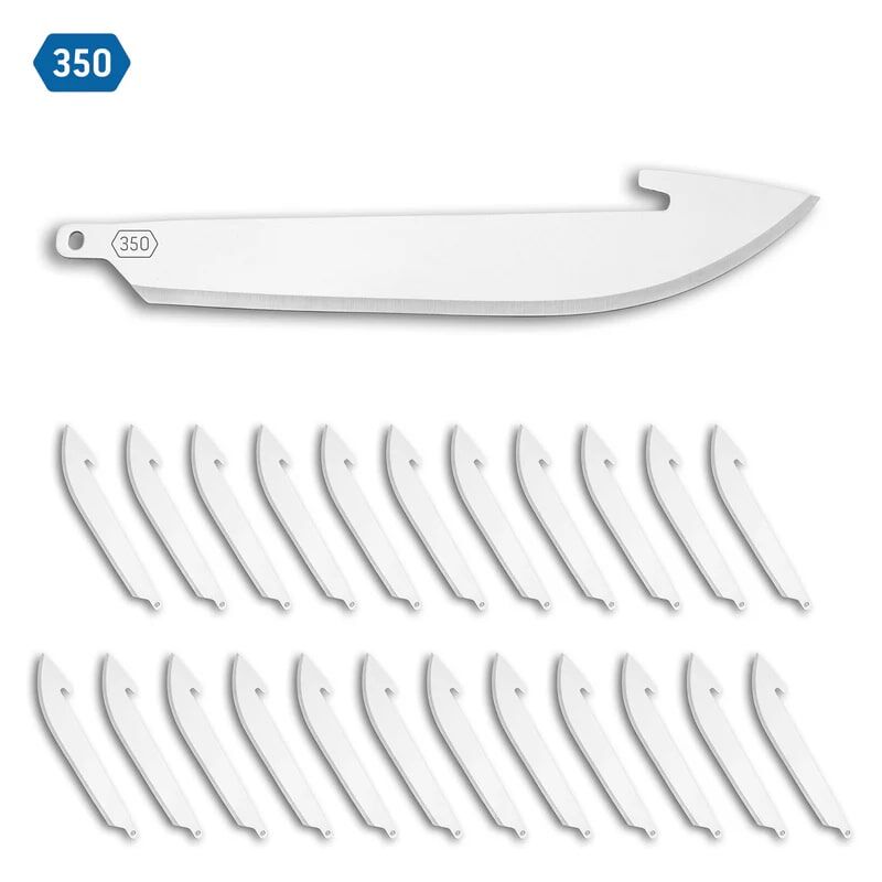 Outdoor Range 3.5-In Drop Point Blades, 24-Pk
