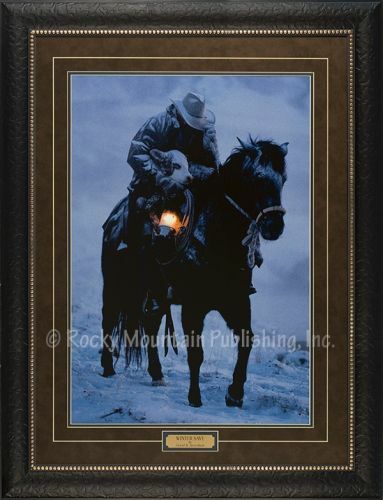 Rocky Mountain Publishing "Winter Save" Canvas Giclee Print - 8 in x 10 in