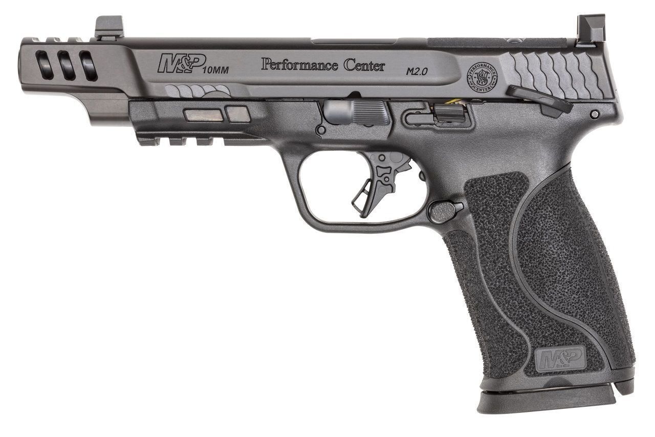 Smith & Weston PC M&P 10mm M2.0 10mm Auto Full Size Optics Ready Pistol With Manual Safety, 17-Rd