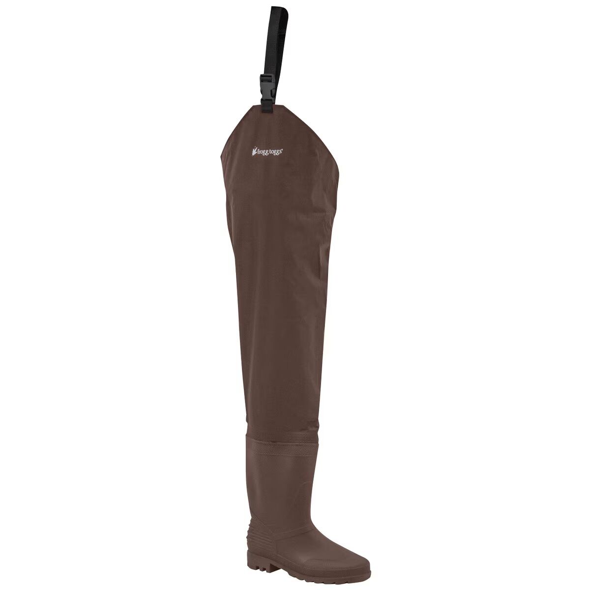 Frogg Toggs Men's Rana II PVC Lug Sole Brown Hip Wader, Size-9