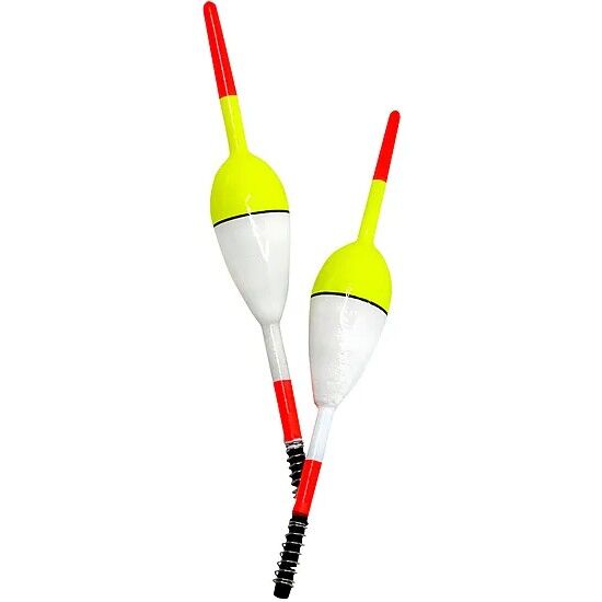 Vanguard Tackle Wooden Spring Floats, 1/2-In x 6-In, 2-Pk