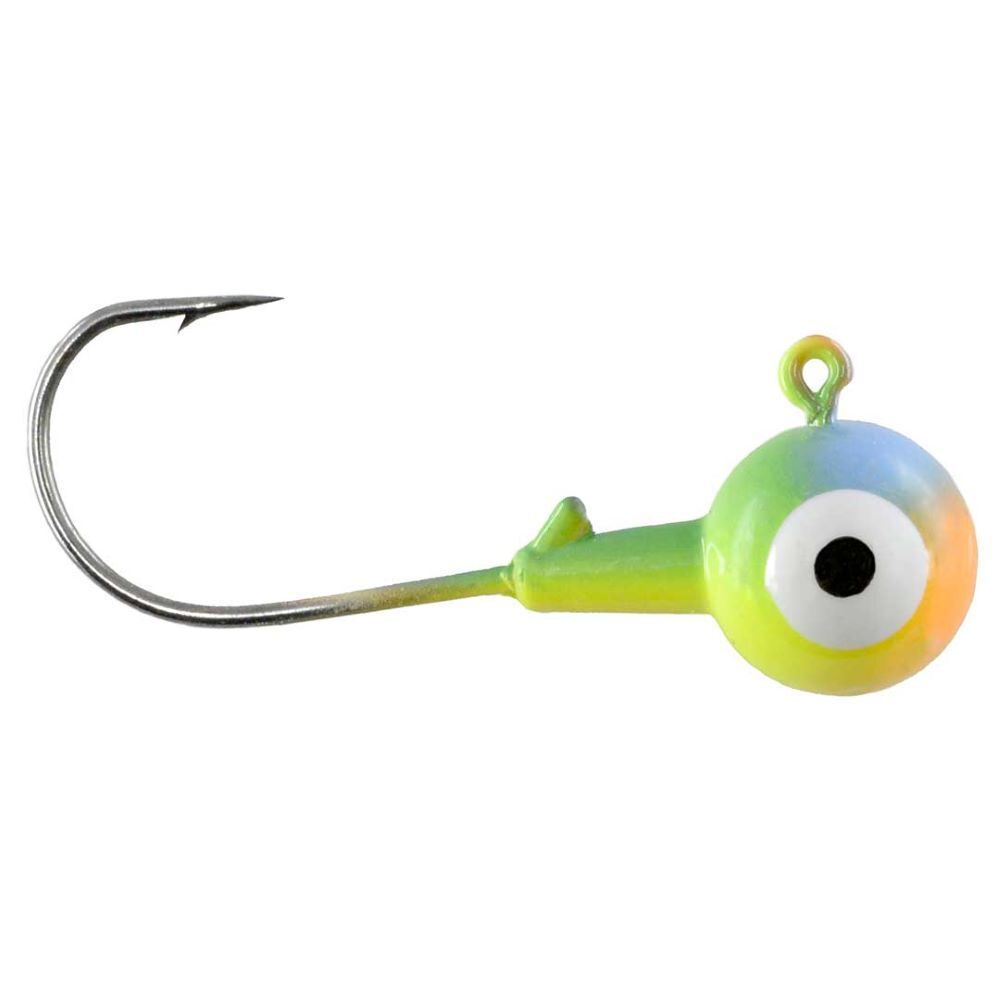 Chubbs Lures Round Jigs Parrot, 1/8-Oz, 10-Pk