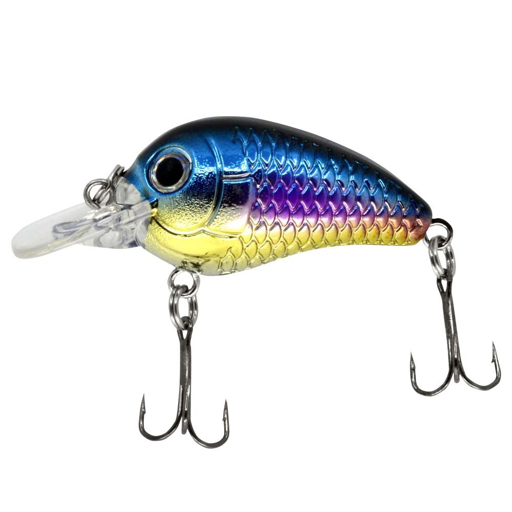 Chubbs Lures Panfish Square Bill Hot Lights, 1/16-Oz