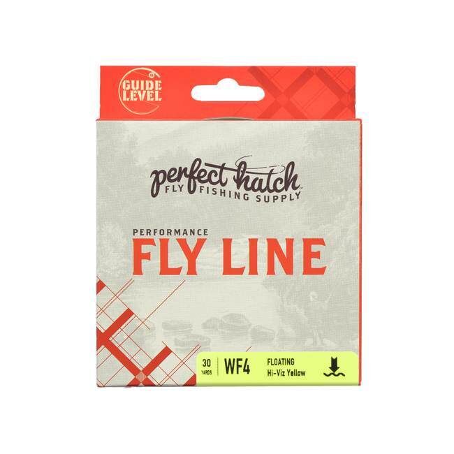 Perfect Hatch Performance Hi-Vis Yellow Floating Fly Line, Wt-4