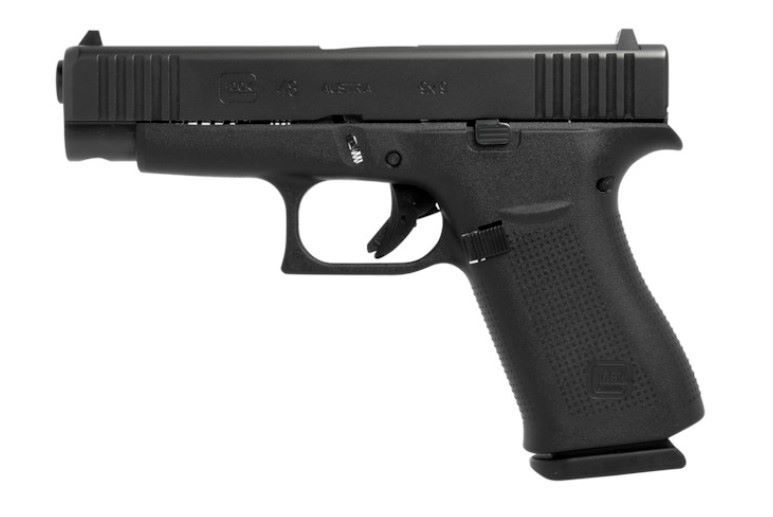 Glock 48 MOS 9mm Compact Optics Ready Pistol, 10-Rd
