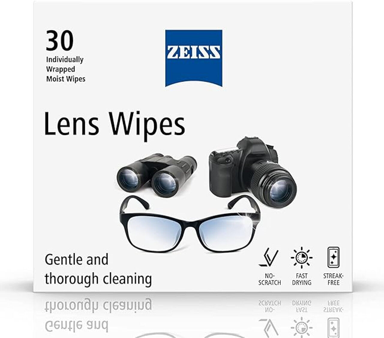 Zeiss Lens Wipes, 30-Ct