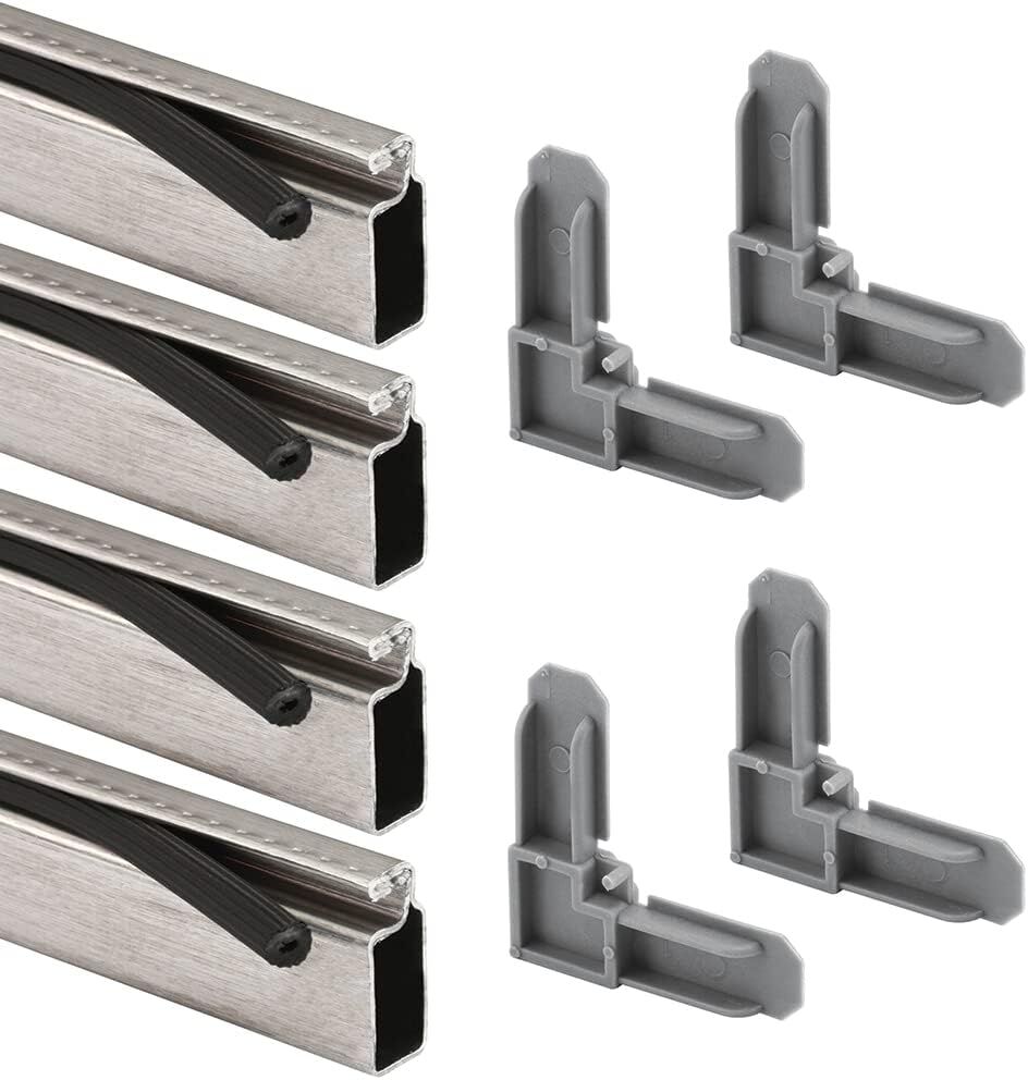 Prime Line Aluminum Window Screen Frame Kit, 5/16-In x 3/4-In x 60-In