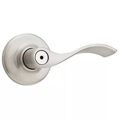 Kwikset Satin Nickel Balboa Bed/Bath Lever
