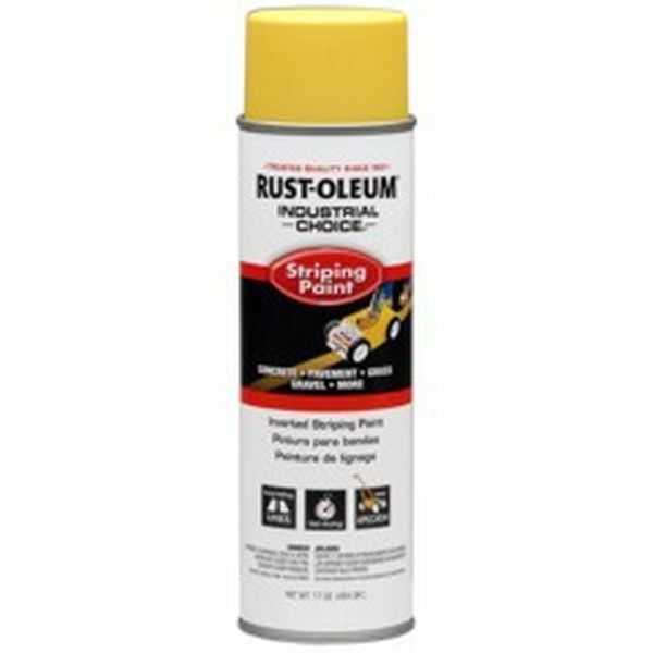 Rust-Oleum Inverted Striping Paint - Yellow, 18 oz