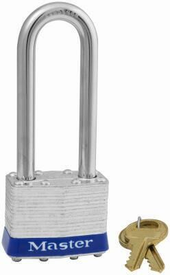Master Lock 1 3/4 in Padlock, 2 1/2 in Shackle