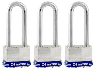 Master Lock 3 Pack 1 3/4 in Padlock