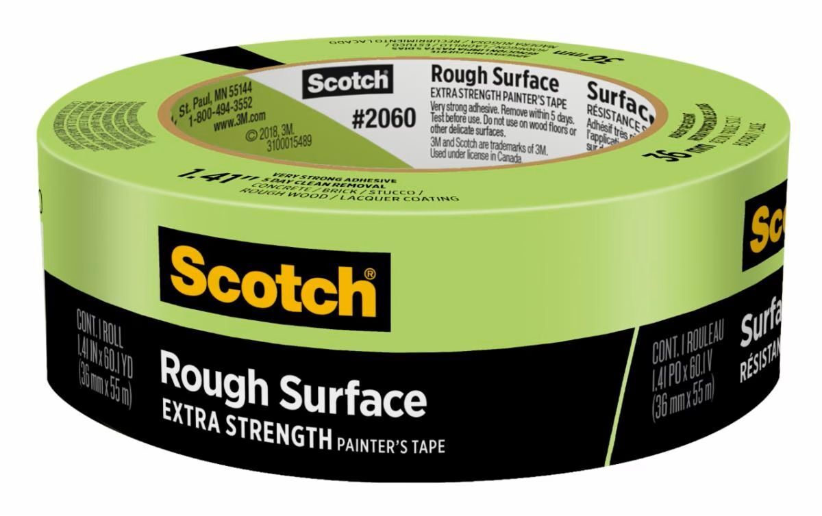 Scotch Rough Surface Painter’s Tape, 0.94-In x 60-Yd