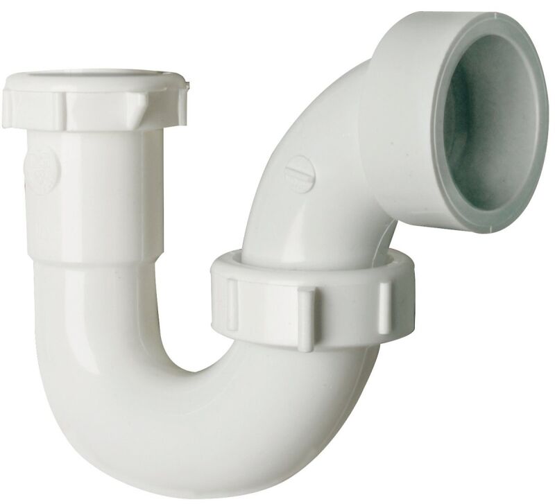 Plumb Pak Schedule 40 Plastic S-Trap, 1 1/2-In