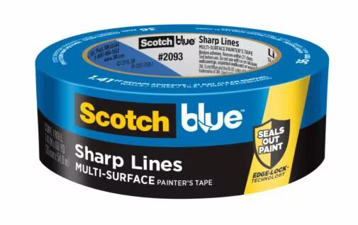 Scotchblue Sharp Lines Painter's Tape, .94-In X 60-Yd