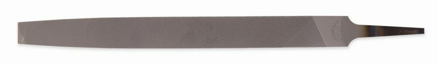 Apex Cooper Flat Double/Single Cut Bastard File - Silver, 8 in