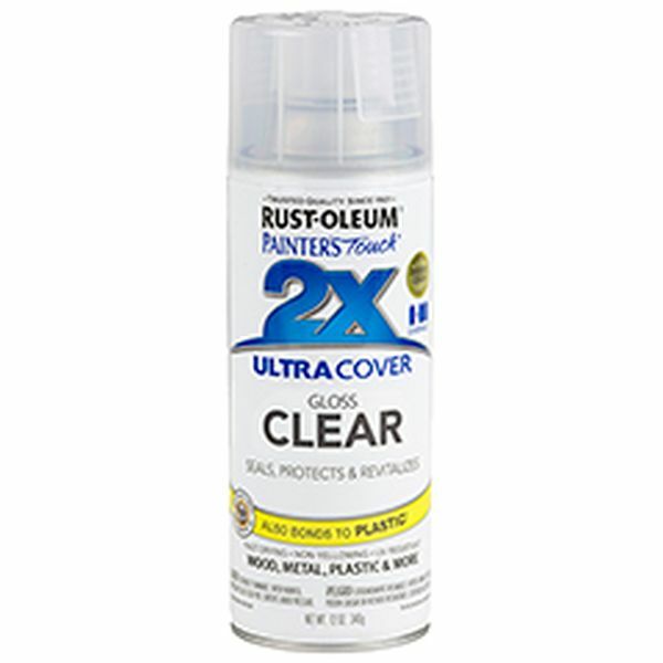 Rust-Oleum Ultra Cover Spray Paint - Gloss Clear, 12 oz