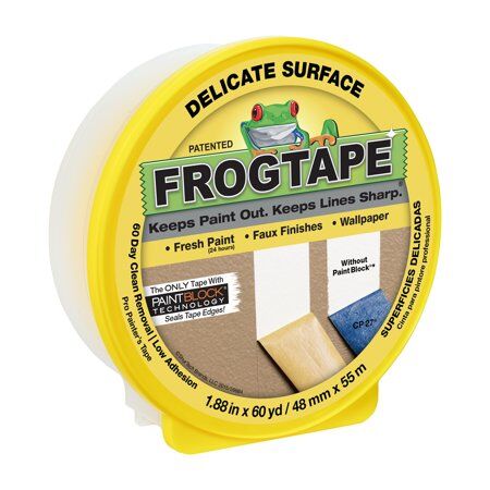 FrogTape Delicate Surface Painter's Tape, 1.88-In X 60-Yd