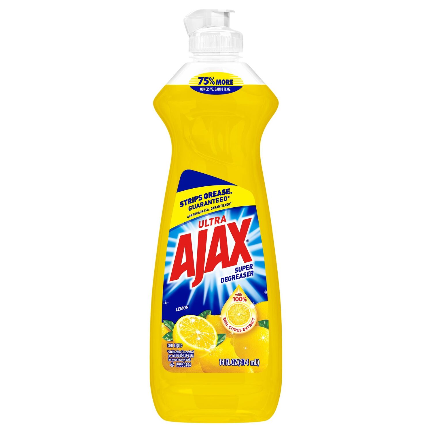 Ajax® Ultra Super Degreaser Lemon Soap, 14-Oz