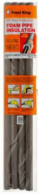 Frost King Foam Pipe Insulation, 4-Pack - 3 in