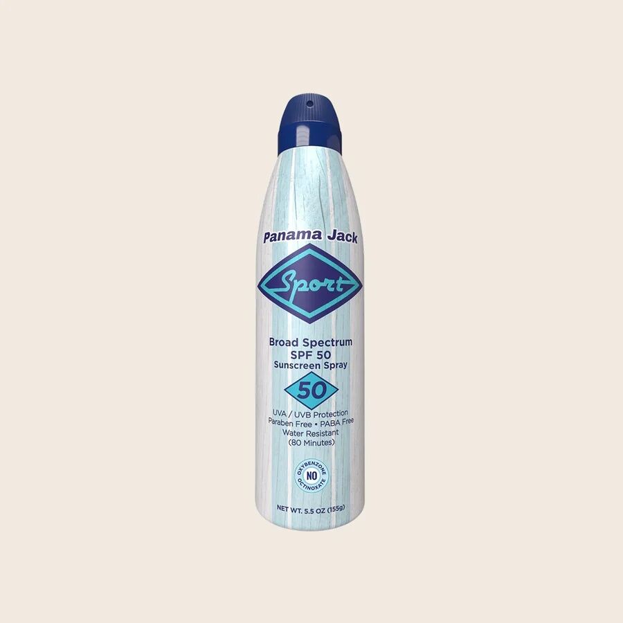 Panama Jack Continuous Spray Sport Sunscreen SPF 50, 5.5-Oz