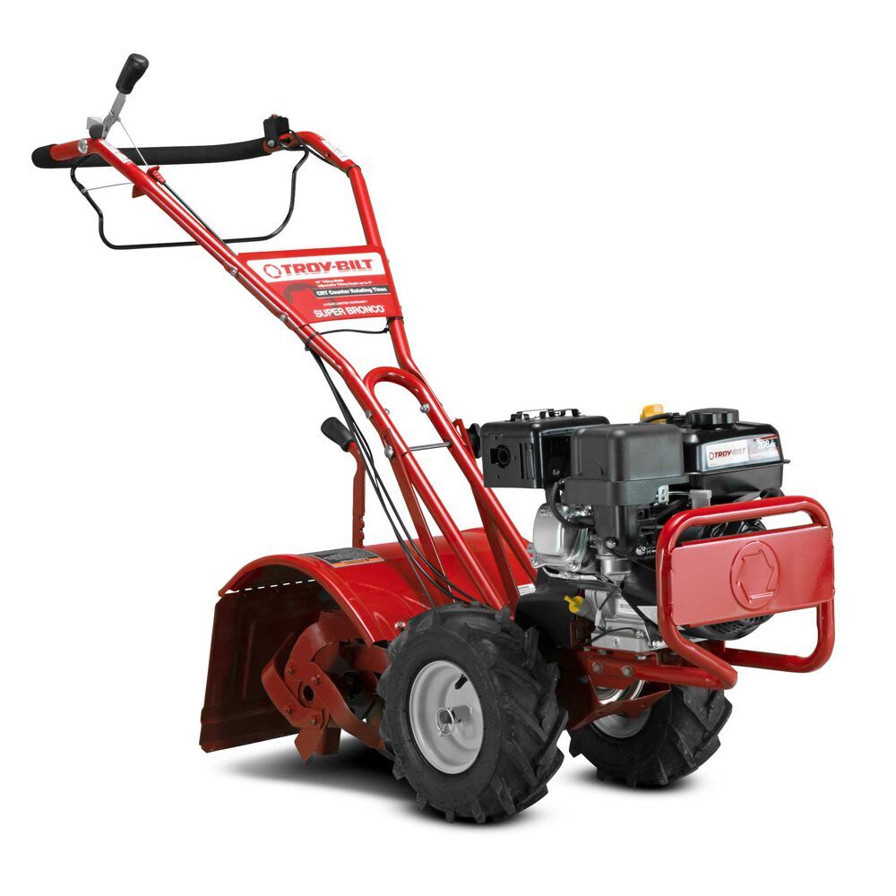 Troy-Bilt Super Bronco CRT 208cc Gas Rear Tine Tiller, 16 in.