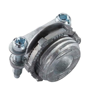 Halex Metallic Conduit Flex Clamp Combination Connector, 3/8-In