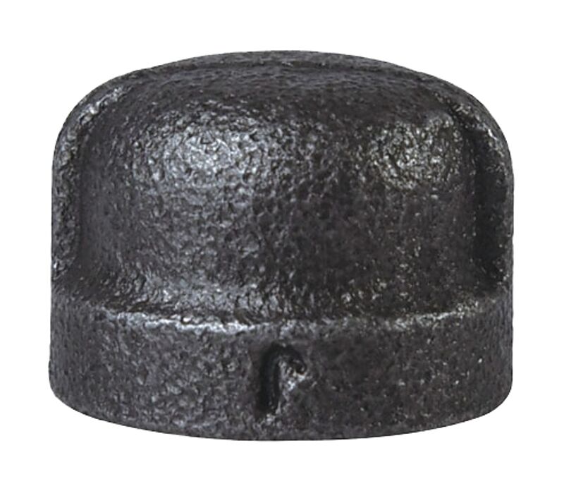 ProSource Schedule 40 Malleable Iron Pipe Cap, 1/4-In FIP
