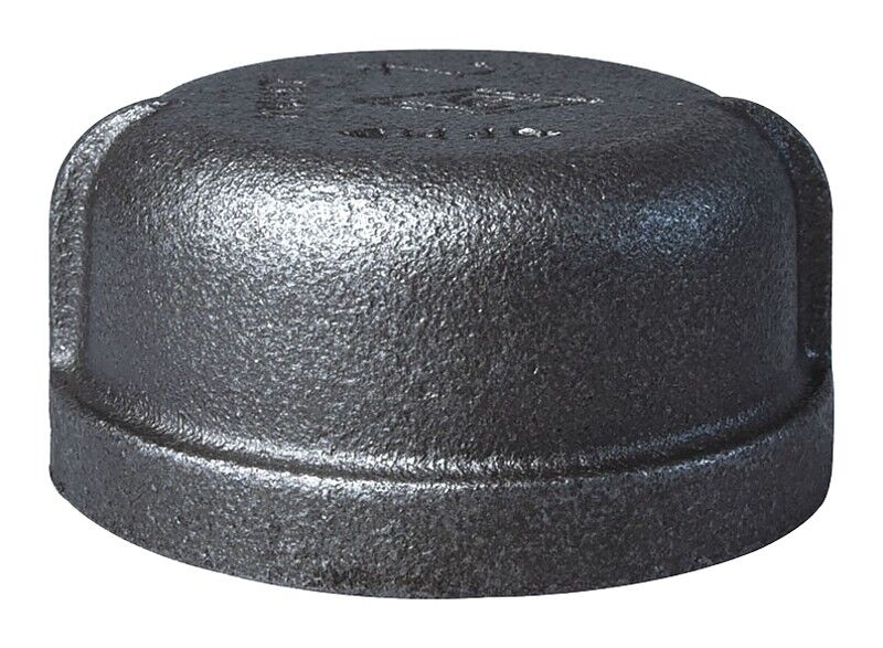 ProSource Schedule 40 Malleable Iron Pipe Cap, 2-In FIP