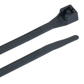 Gardner Bender Black Cable Ties, 75-Lb, 8-In, 15-Pk