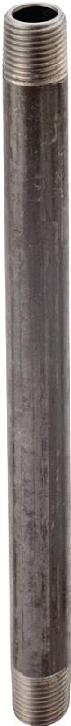 ProSource Steel Pipe Nipple, 1/4-In x 1/4-In x 1 1/2-In