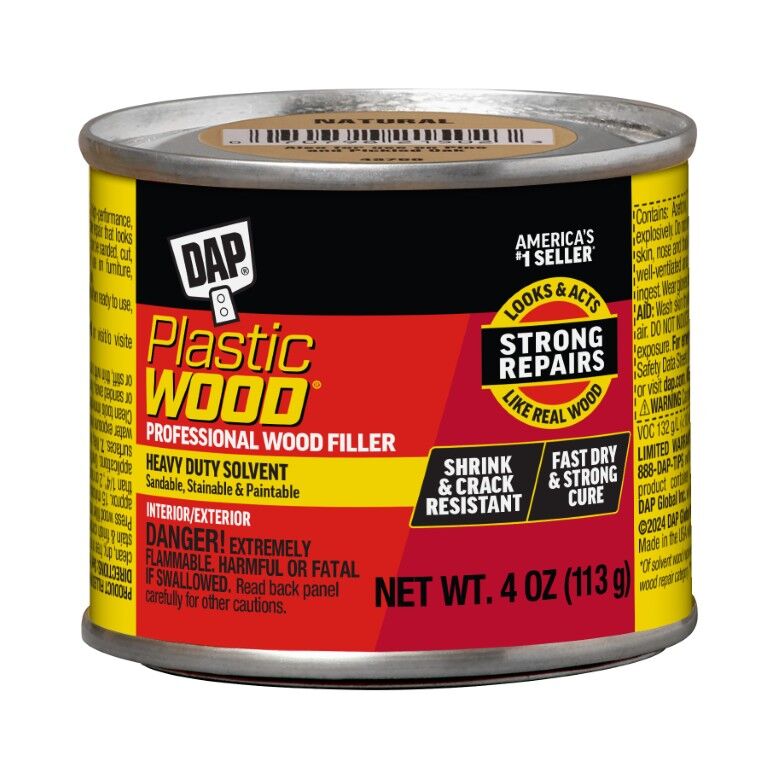 DAP Plastic Wood Professional Wood Filler Natural, 4-Oz