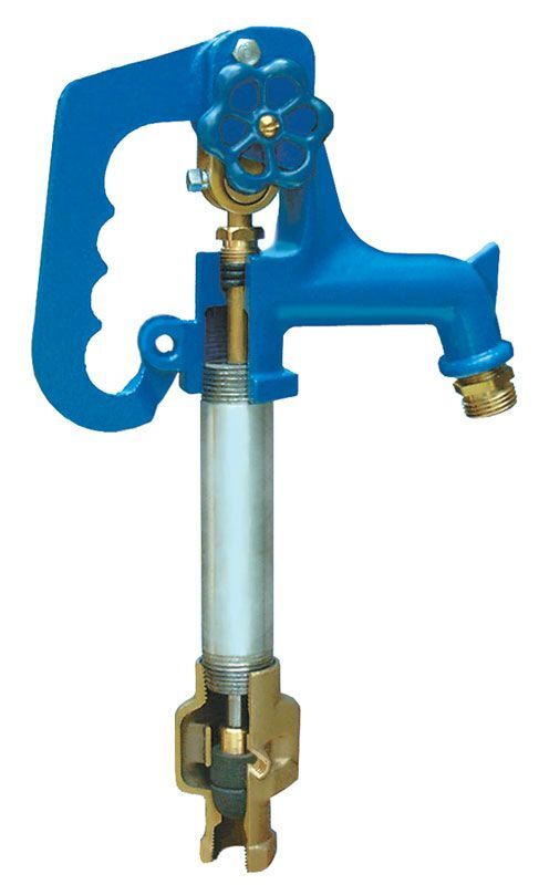 Simmons Mfg Deluxe Frost-Proof Yard Hydrant, 3/4-In x 3-Ft