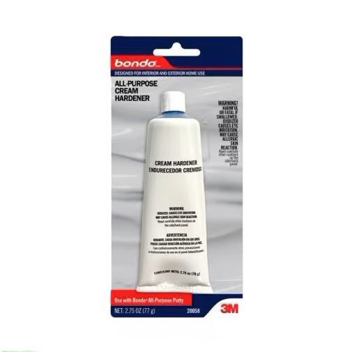Bondo All-Purpose White Cream Hardener, 2.75-Oz
