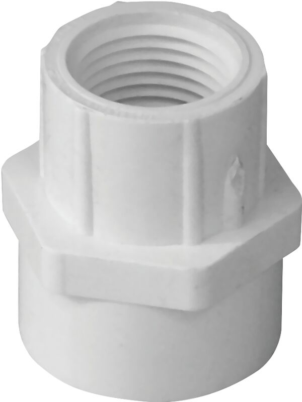 IPEX Schedule 40 PVC Pipe Adapter, 3/4-In Slip x 1-In FPT