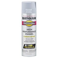 Rust-Oleum Professional Flat Gray Primer Spray, 15-Oz