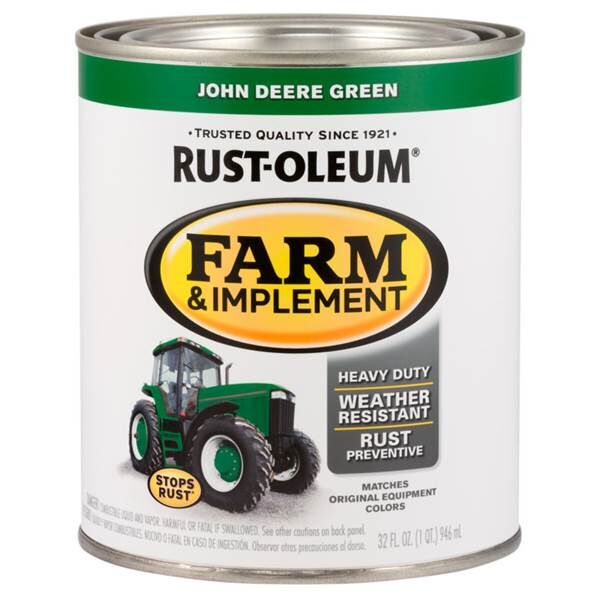Rust-Oleum Farm & Implement Paint JD Green, 1-Qt