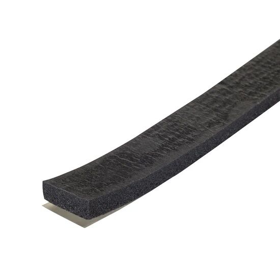 M-D Building Products Black Sponge Window Seal for Gaps, 3/8-In x 1/2-In x 10-Ft