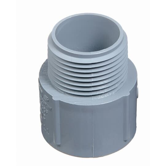 Carlon PVC Conduit Male Terminal Adapter, 1/2-In