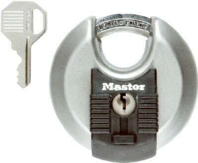 Master Lock 2 3/4 in Disc Padlock, Weatherproof