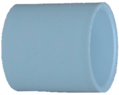 Genova PVC Pressure Pipe Fitting Coupling - White, 1 1/4 in