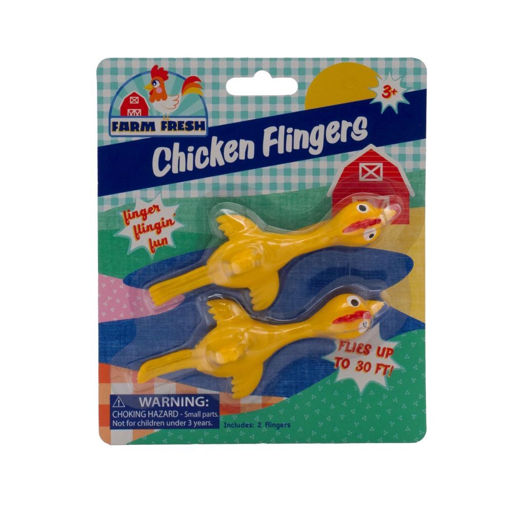 Toysmith Farm Fresh Chicken Flingers