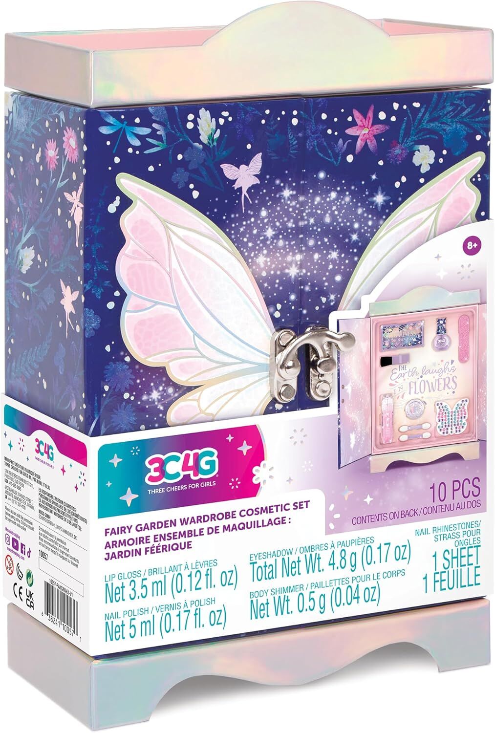 3C4G Fairy Garden Wardrobe Cosmetic Set