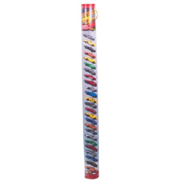 Playmind Diecast Farm Tractor Toy Tube, 20-Pc