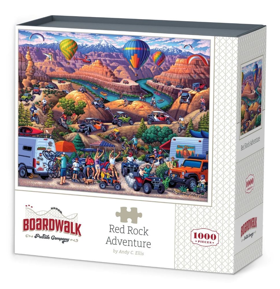Boardwalk Red Rock Adventure Puzzle, 1000-Pc